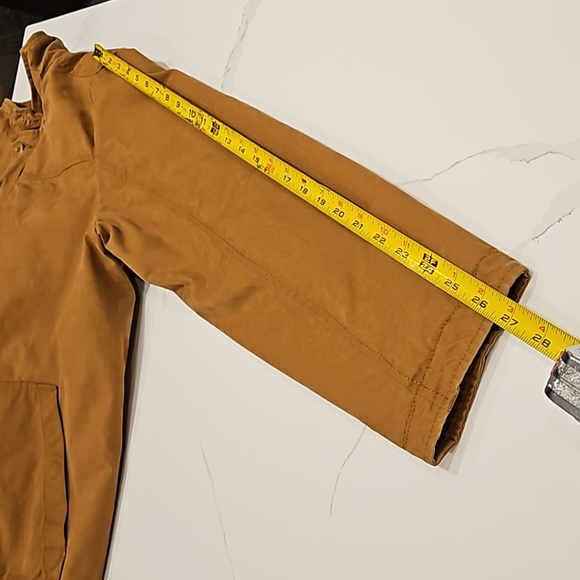 𝅺AMERICAN Eagle Outerwear  Men's XL Brown 100% Cotton Brown Sherpa - Picture 15 of 16